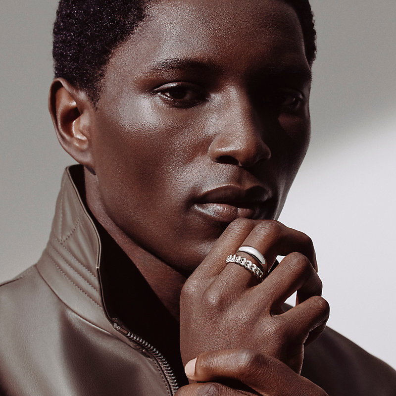 HERMES - HERMES Boucle Sellier Ring ▲■ 241217 VINTAGE HERMES/エルメス】 Boucle sellier ring（リング